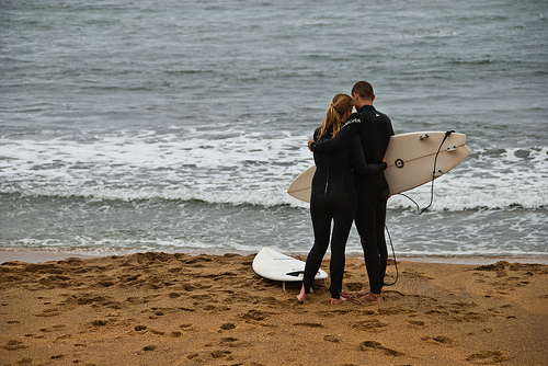 surf en pareja