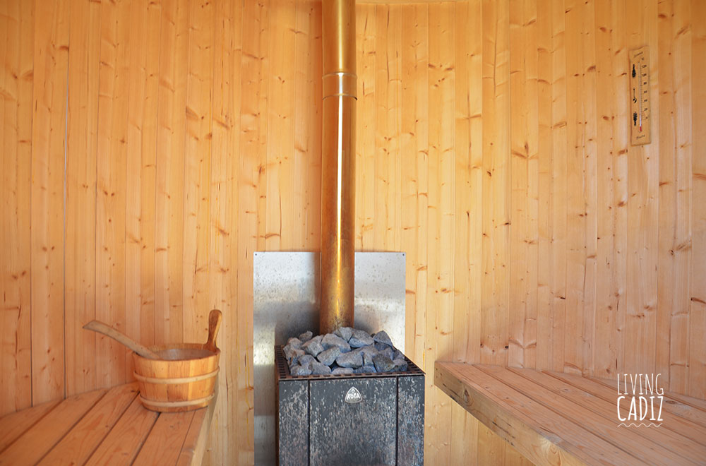 Sauna en casa alquiler Zahora