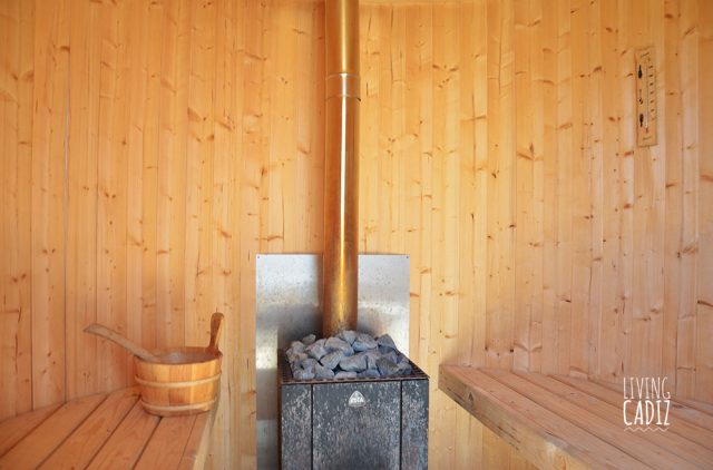 Interior de la Sauna